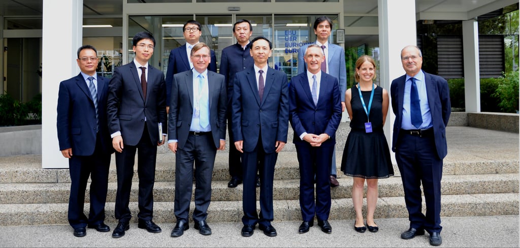 China National Radio visit EBU HQ