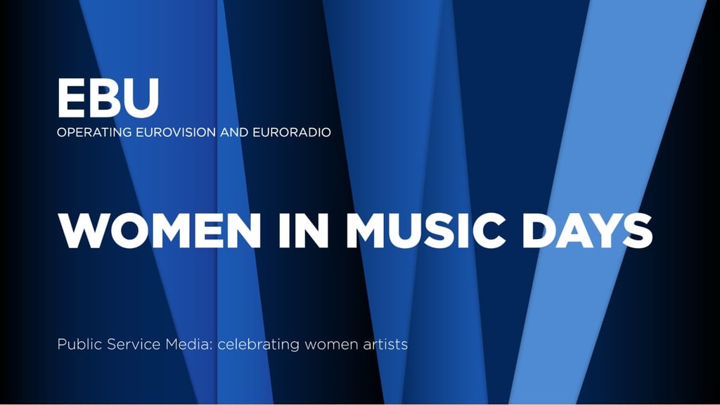 L'UER salue la contribution des femmes à la musique en instituant les "Women in Music Days"
