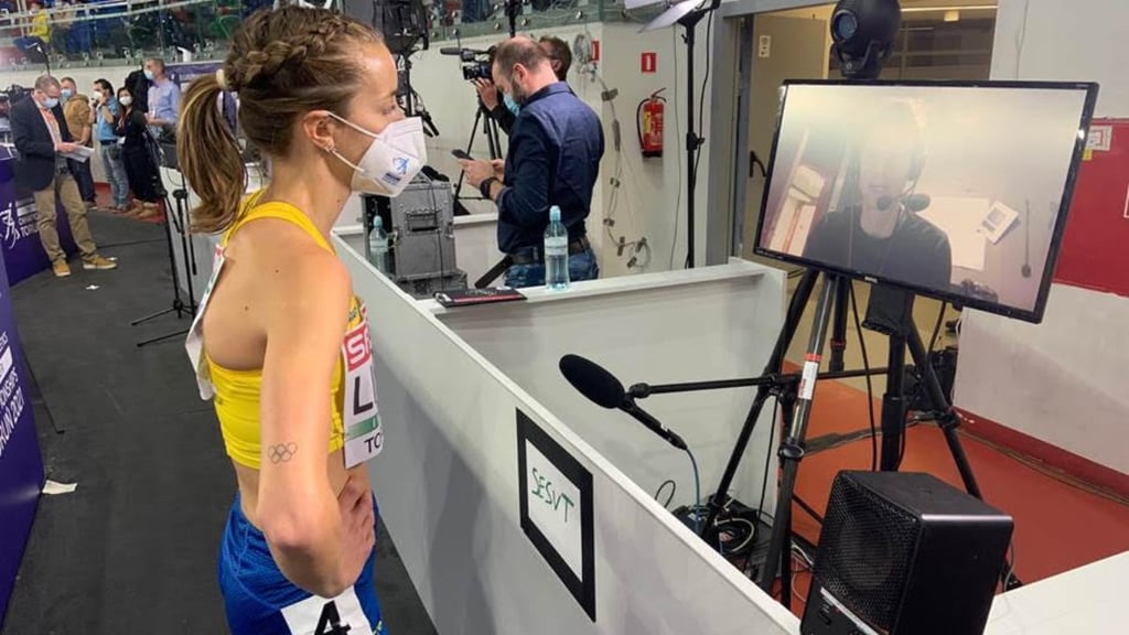 Big rise in TV viewing for European Athletics Indoor Championships as EBU Members sample remote technology innovations