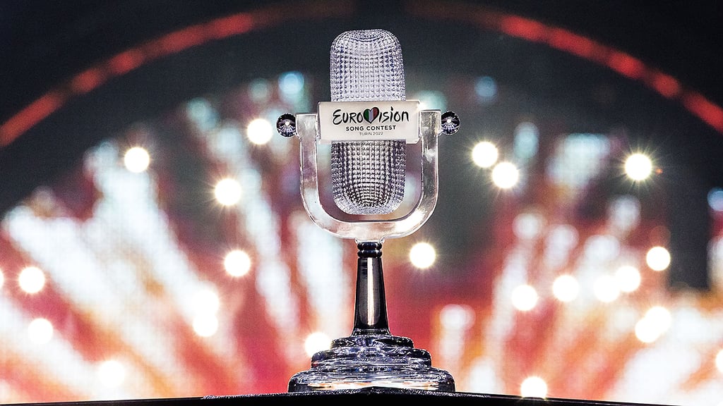 Image is of the Eurovision Song Contest trophy