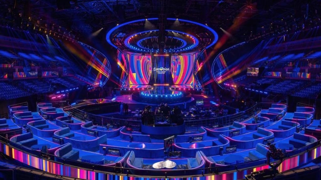 Image of the stage design for the Eurovision Song Contest 2023