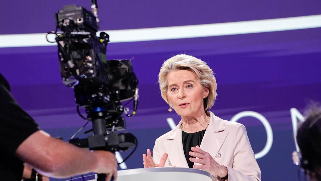 Ursula von der Leyen au débat de l'Eurovision