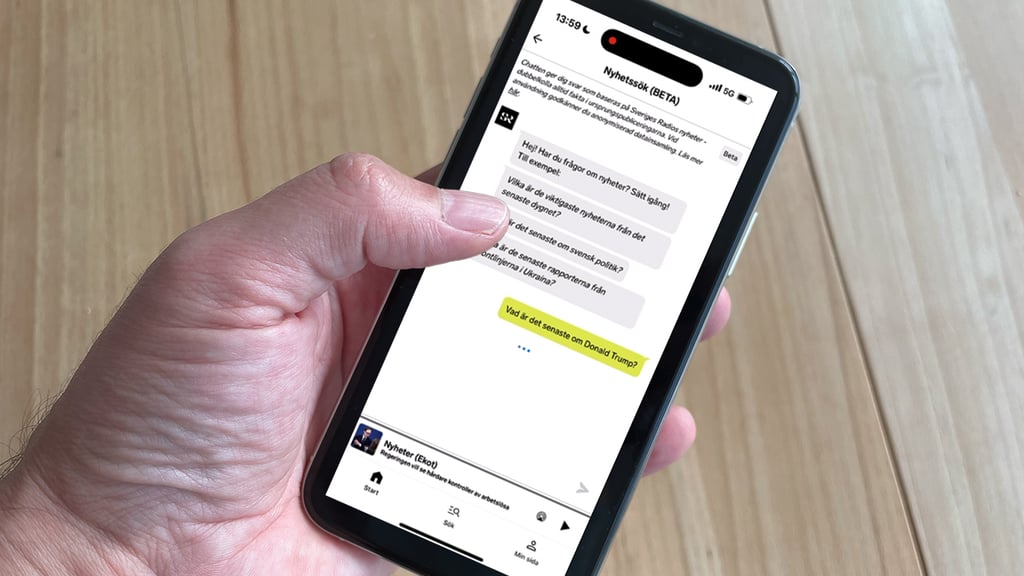 Posez vos questions : EBU Neo alimente le chatbot d'information AI de Sveriges Radio