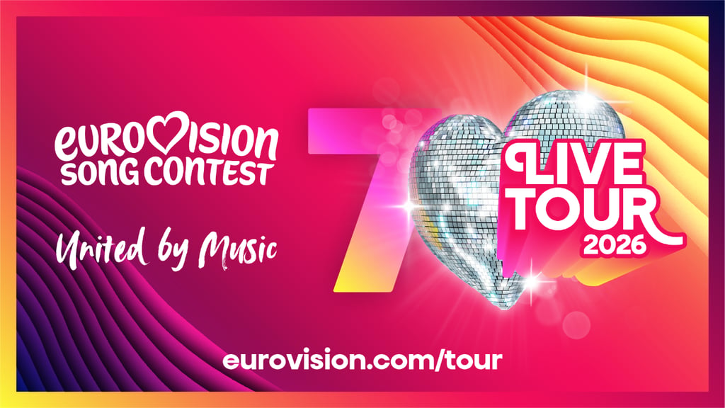 L'EBU dévoile la toute première tournée officielle en direct du Concours Eurovision de la chanson pour célébrer ses 70 ans magiques
