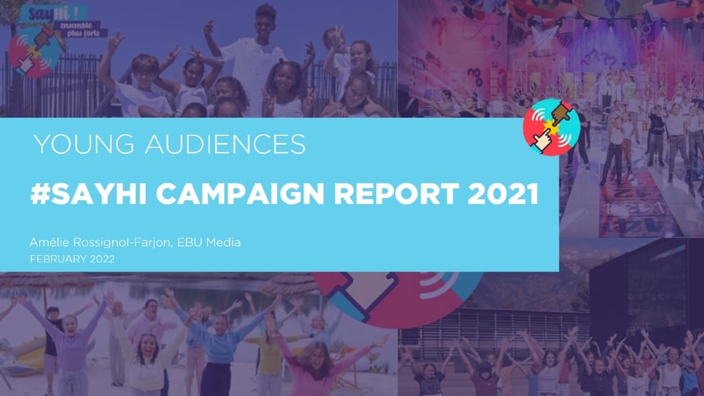 SayHi Eurovision Kids Friendship Campaign 2021 Report