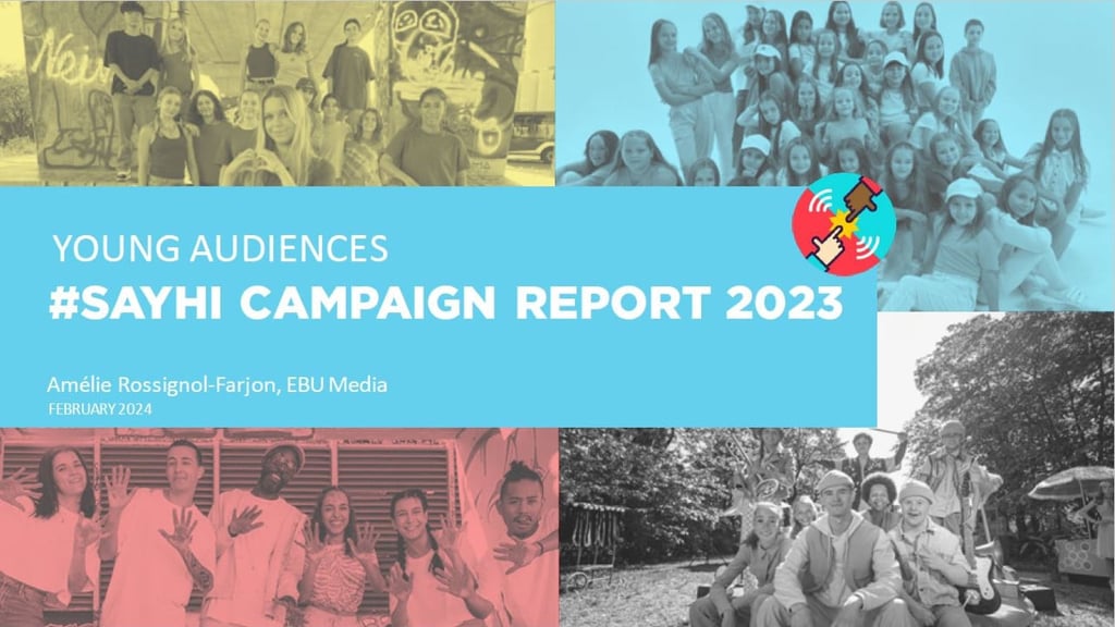 SayHi Eurovision Kids Friendship Campaign 2023 Report