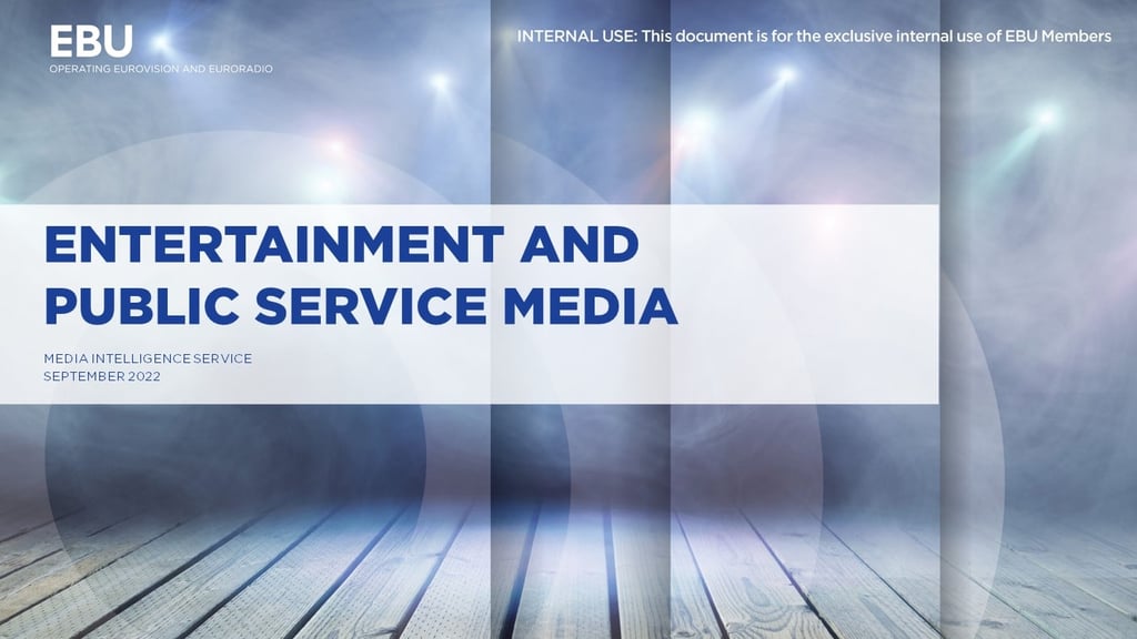 Divertissement et médias de service public