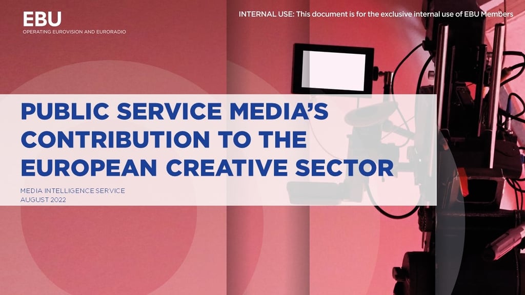 Public Service Media's Contribution to the European Creative Sector