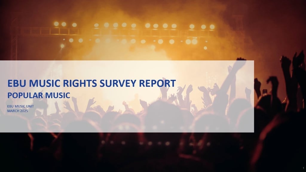 EBU Music Rights Survey Report Popular Music