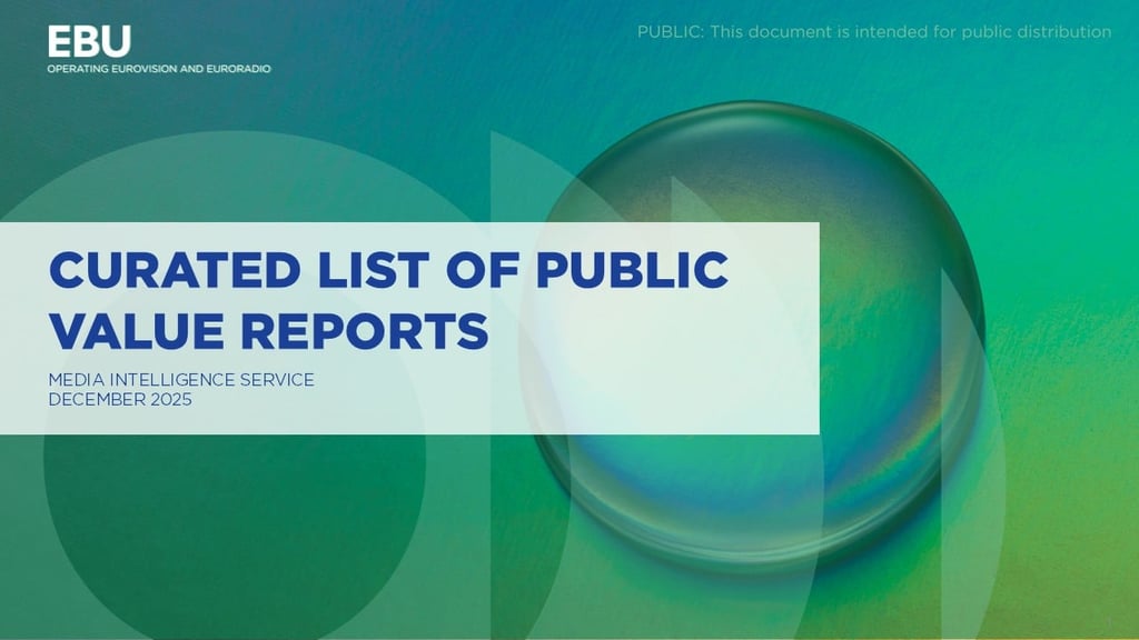 Curated List of Public Value Reports 