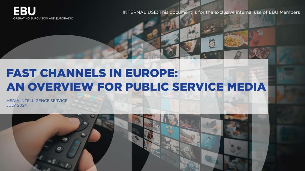 FAST Channels in Europe: an Overview for Public Service Media 