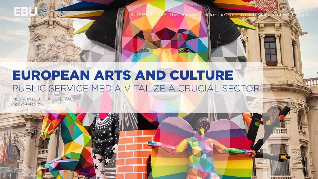 Arts et culture européens : les médias de service public dynamisent un secteur crucial