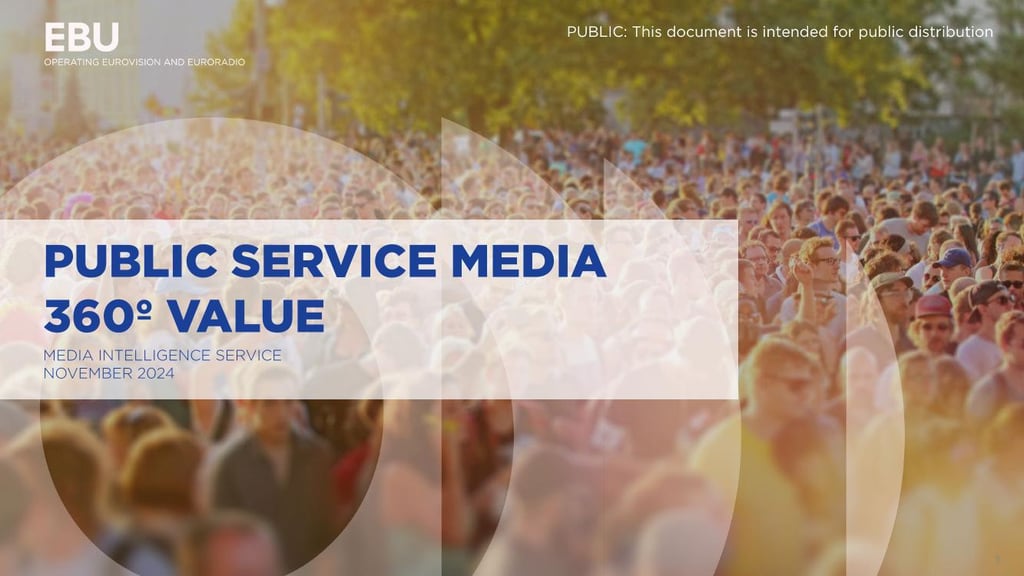 Valeur à 360° pour les médias de service public