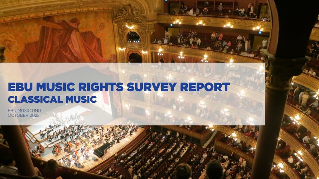 EBU Music Rights Survey Report Classical Music