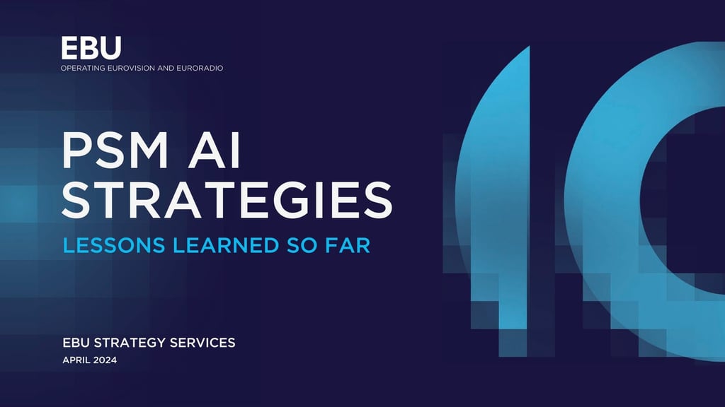 Public Service Media AI Strategies