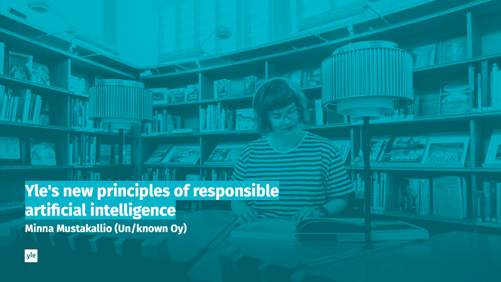 Yle's new principles of responsible artificial intelligence