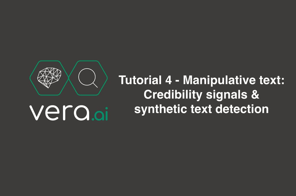veraAI Tutorial 4: Manipulative text