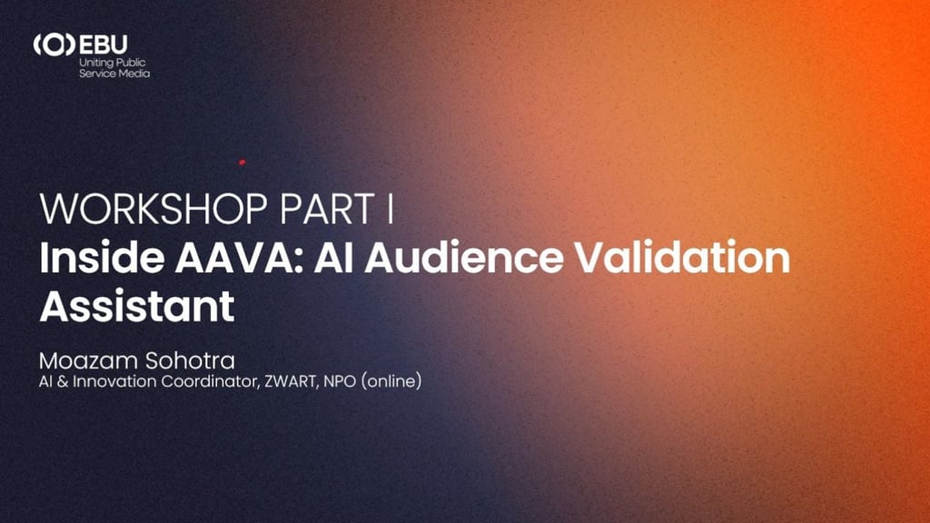 Inside AAVA: AI Audience Validation Assistant