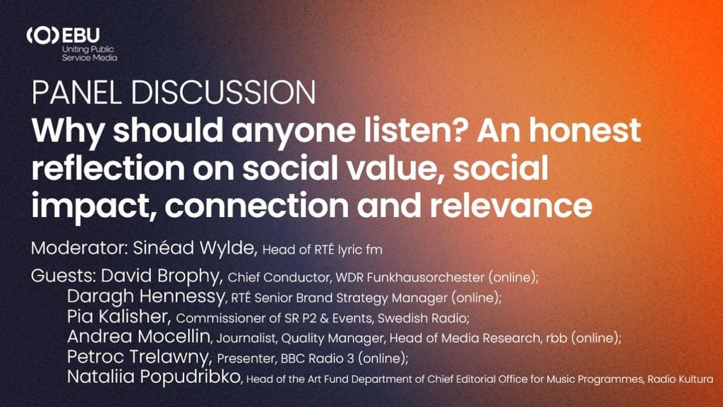 Why should anyone listen? An honest reflection on social value, social impact, connection and relevance