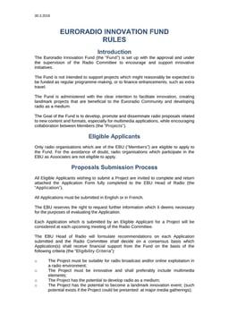 Rules and Application Form