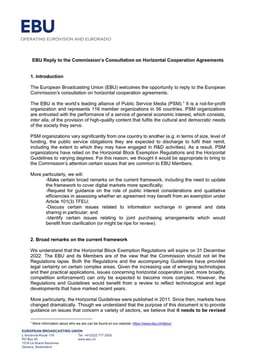 EBU Reply to the Commission's Consultation on Horizontal Cooperation.pdf