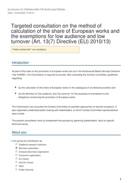 EUSurvey - Survey X
