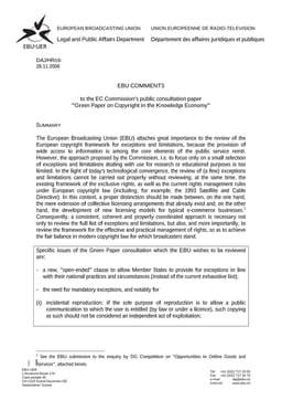 EBU Comments on Green Paper.doc