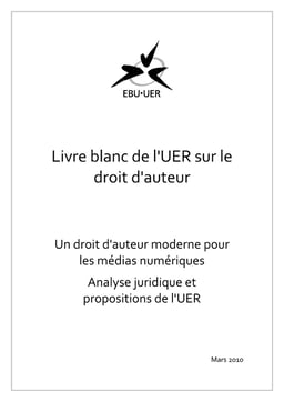 Livre blanc sur le droit d'auteur