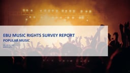 EBU Music Rights Survey Report Popular Music