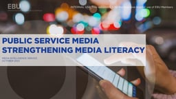 Les médias de service public renforcent l’éducation aux médias
