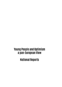 Generation What - Young People and Optimism - A Pan-European View