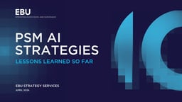 Stratégies d'IA pour les médias de service public