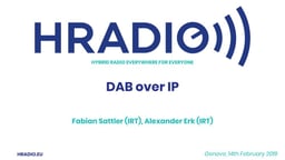 DAB+ over IP