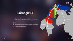 SámegiellAI - PSM and indigenous language models