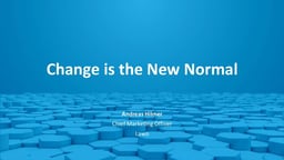 Change is the New Normal