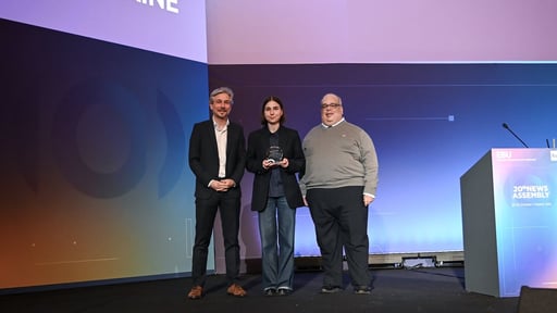 Ukraine's Suspilne wins 2025 Gunnar Høidahl Award for Excellence in the Eurovision News Exchange 