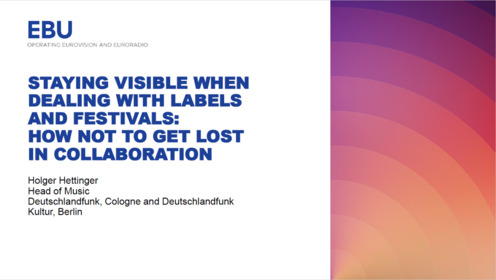 Staying visible when dealing with labels and festivals: how not to get lost in collaboration (audio only)