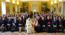 Pope meets EBU  