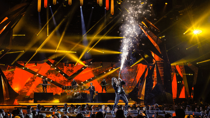 Preps underway for tonight's Eurovision second semi-final
