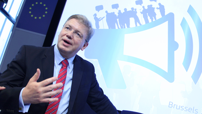 Commissioner pays tribute to EBU for cooperation on EU accession