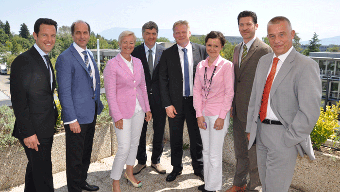 Bundesliga transmission chiefs at EBU for demo