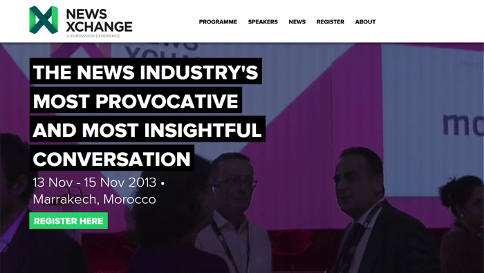 News Xchange 2013 – website goes live