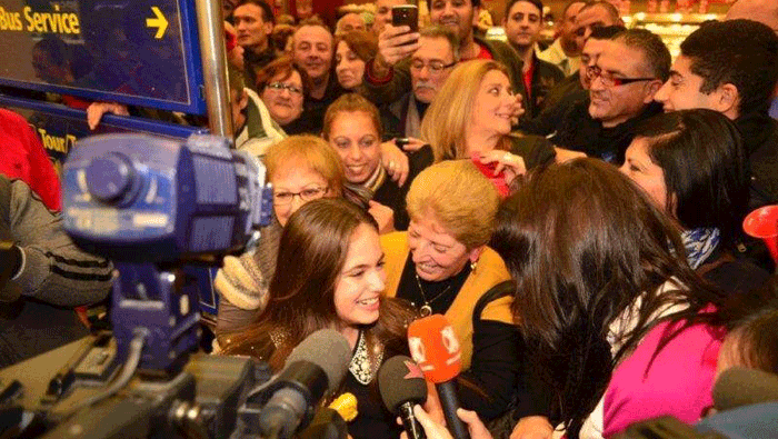 Junior Eurovision Song Contest winner feted in Malta 