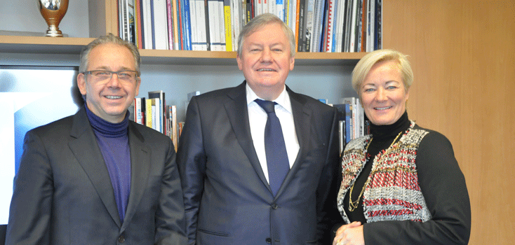Wallonian Media Minister visits EBU