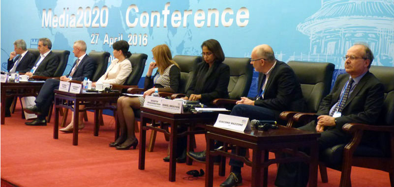 East Meets West at Media2020 Conference in Beijing