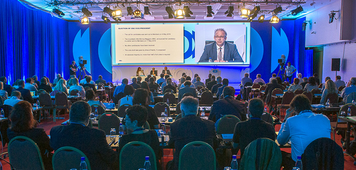 EBU President and Vice-President re-elected for new 2 year mandate
