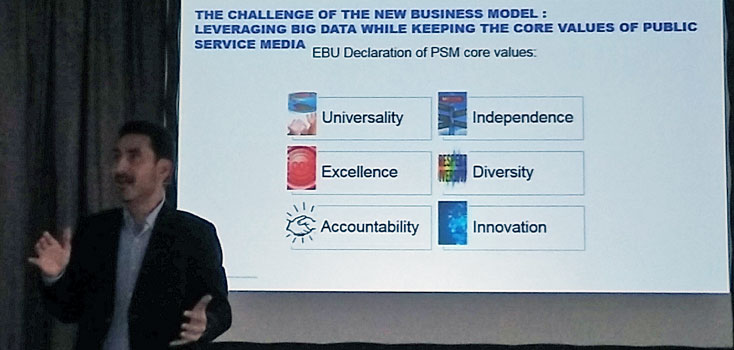 L'UER présente son initiative sur le big data au Forum européen des données