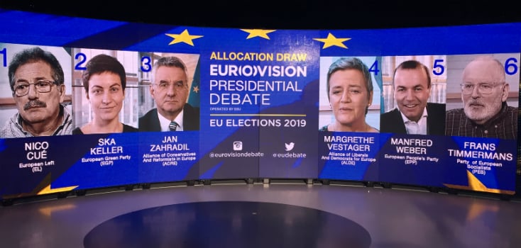 Speaking order for lead candidates in Eurovision Debate decided