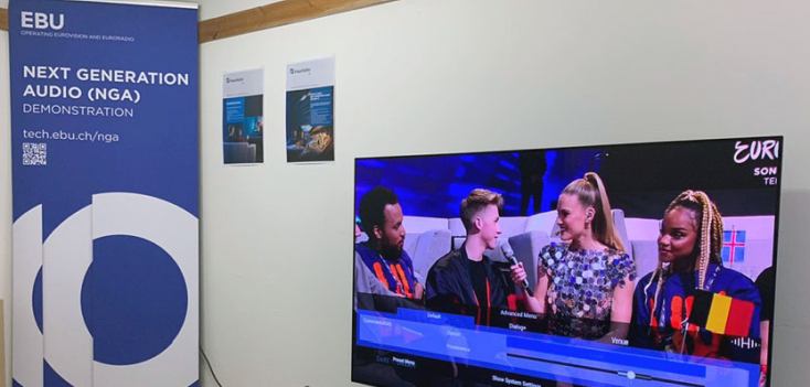 Immersive and personalized audio at the Eurovision Song Contest