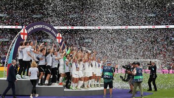 Los miembros de la Unión Europea de Radiodifusión se levantan después de los récords que vieron en la televisión femenina europea en el Campeonato Europeo de Fútbol